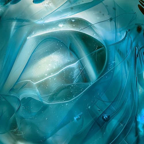 USA-Colorado-Fort Collins. Borosilicate marble close-up. Art Print